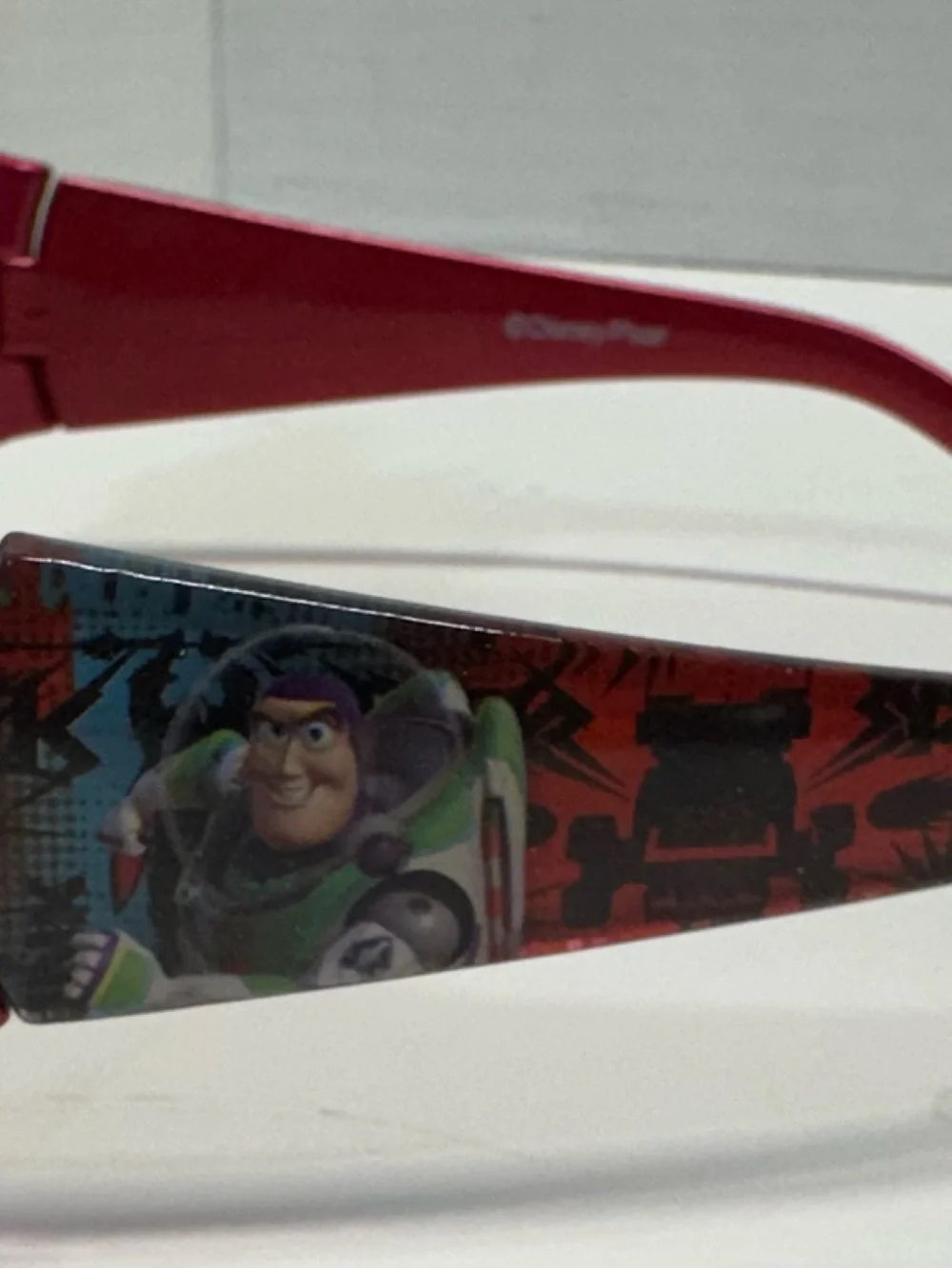 Disney Toy Story Kids Red Buzz Lightyear Sunglasses with Dark Lenses